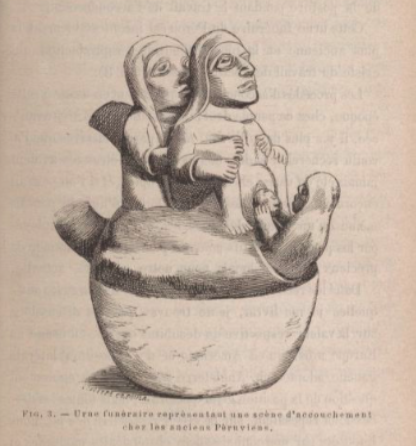 Dessin d'une gravure AccouPrimitif